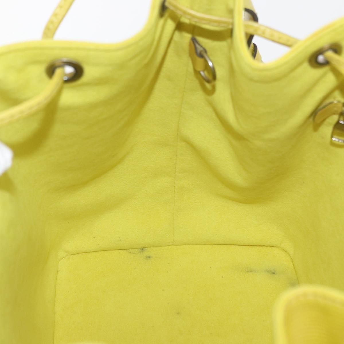 Louis Vuitton Petit Noe Handbag Epi Leather, Green, Leather, Handbag