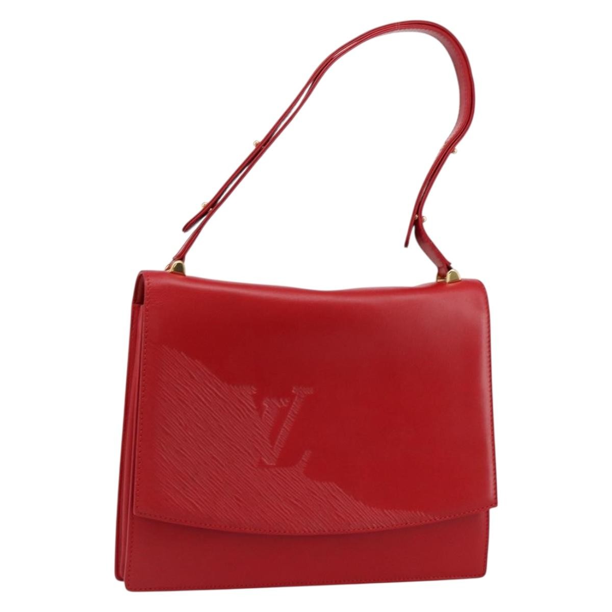 Louis Vuitton Opera Delphes Shoulder Bag Leather, RED, LEATHER, Shoulder bag