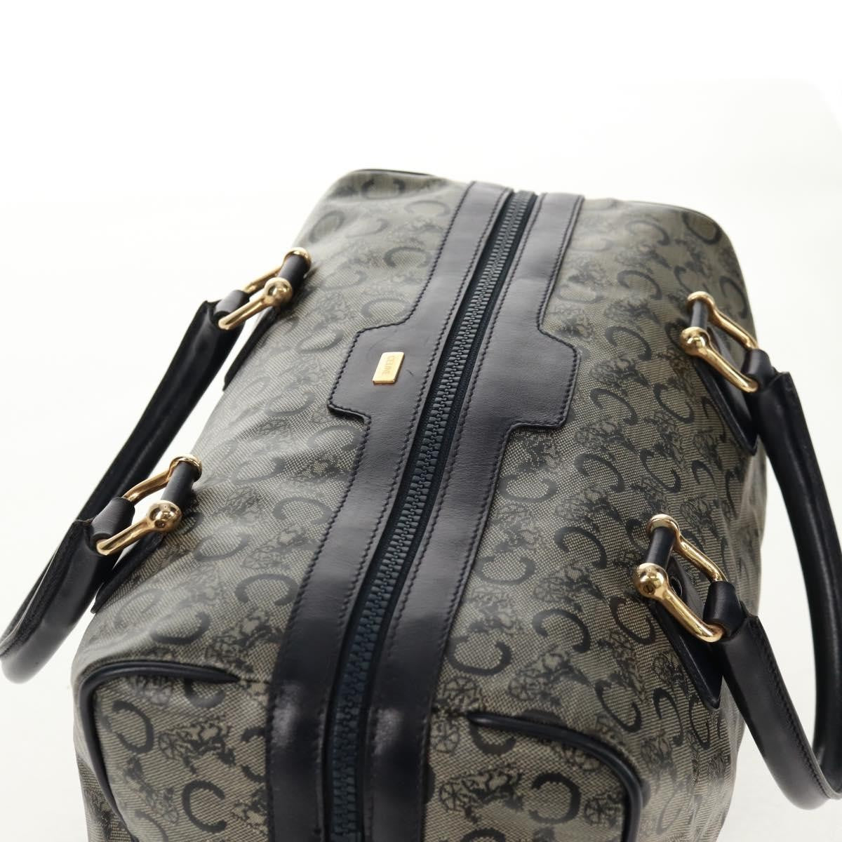 Celine C Sulky Boston bag Canvas, NAVY, CANVAS, Travel bag