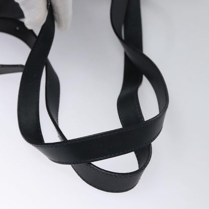 Gucci Vintage Bamboo Backpack Leather, Black, Leather, Backpack