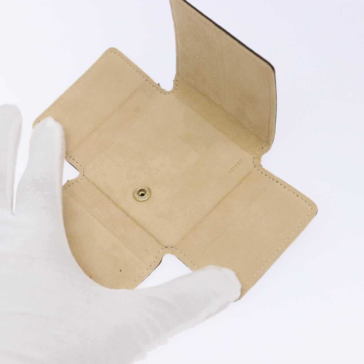 Louis Vuitton CASE JEWELRY BOX Canvas, BROWN, CANVAS, Wallets