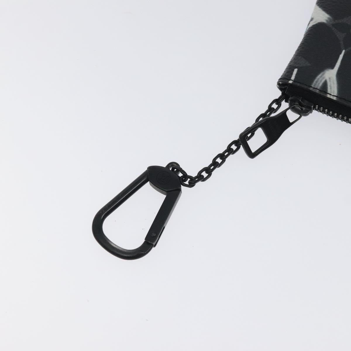 Louis Vuitton Pochette Clés Monogram Canvas, BLACK, CANVAS, Wallets