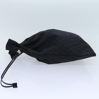 Gucci Vintage Web Drawstring Bucket Bag GG Coated Canvas, BLACK, CANVAS, Clutche & pouche