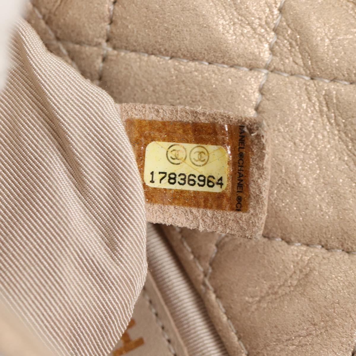 Chanel Mineral Nights Shoulder Bag Strass Embellished Leather, GOLD, LEATHER, Shoulder bag