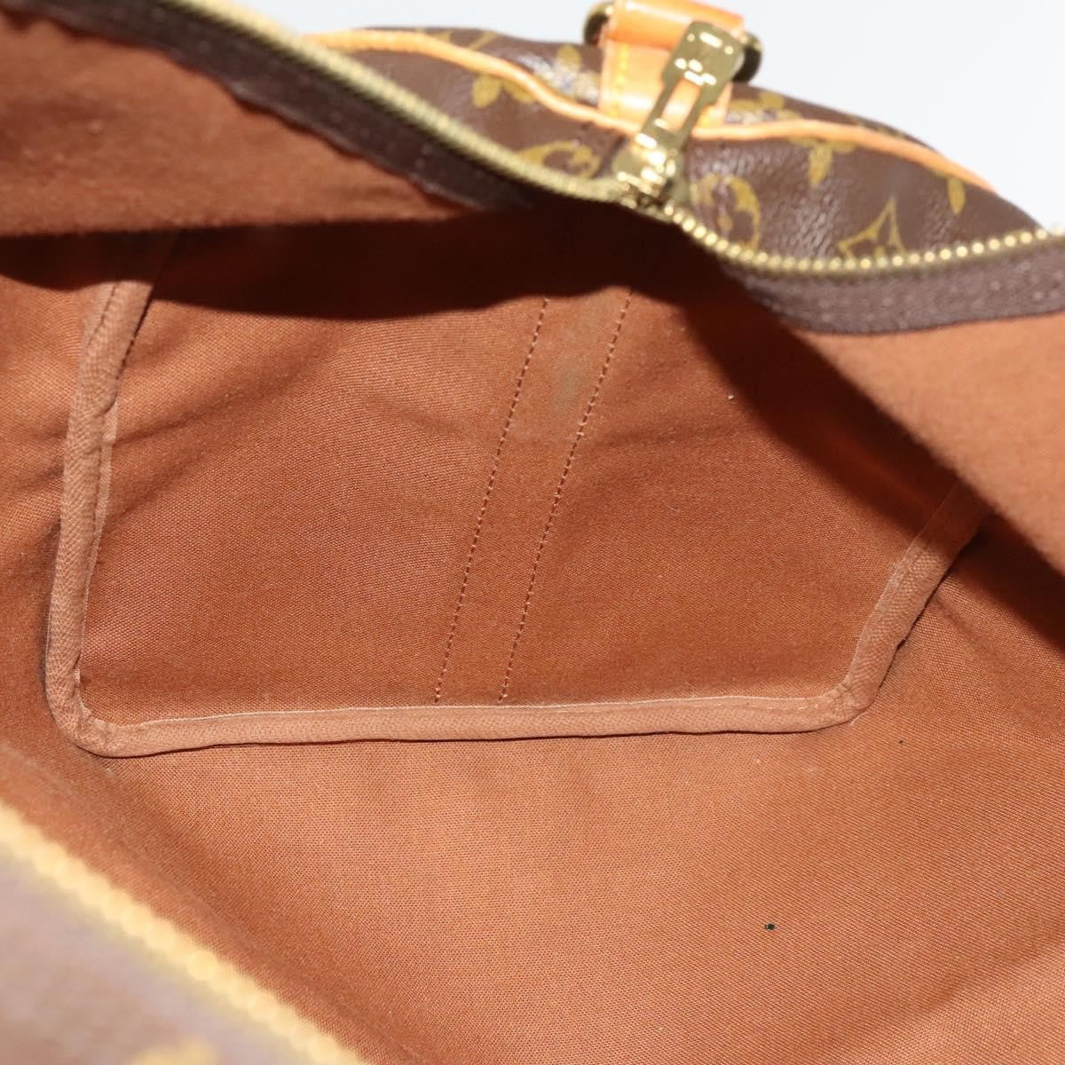 Louis Vuitton Keepall Bag Monogram Canvas, BROWN, CANVAS, Travel bag