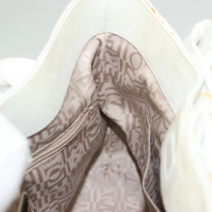 Salvatore Ferragamo Vala Leather, WHITE, LEATHER, Handbag