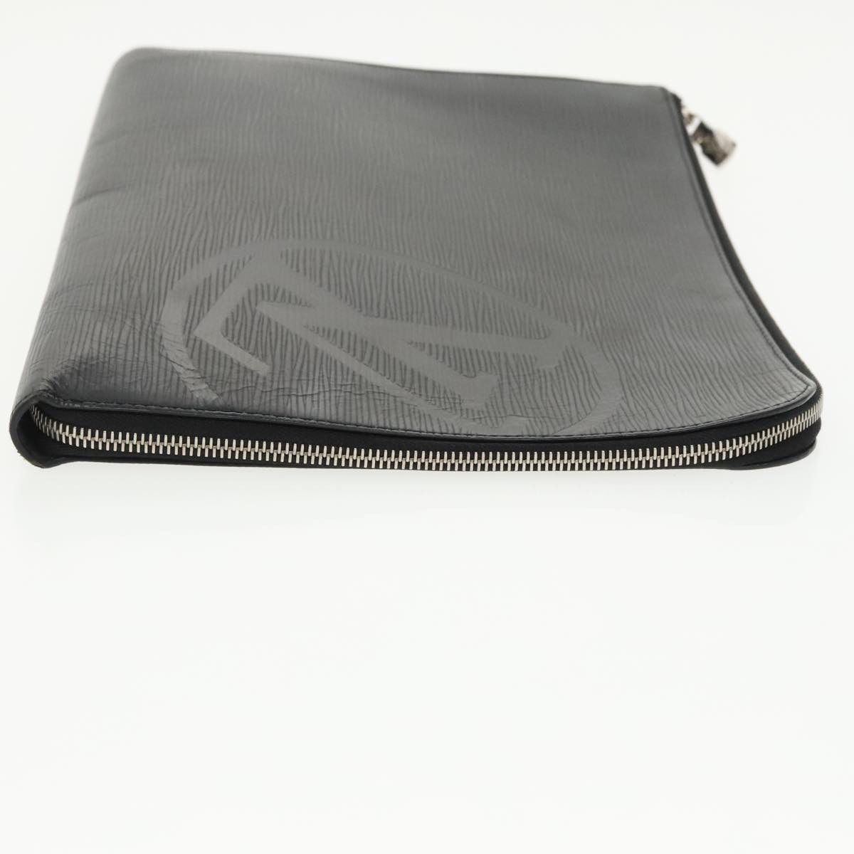 Louis Vuitton Pochette Jour Initials Epi Leather, BLACK, LEATHER, Clutche & pouche