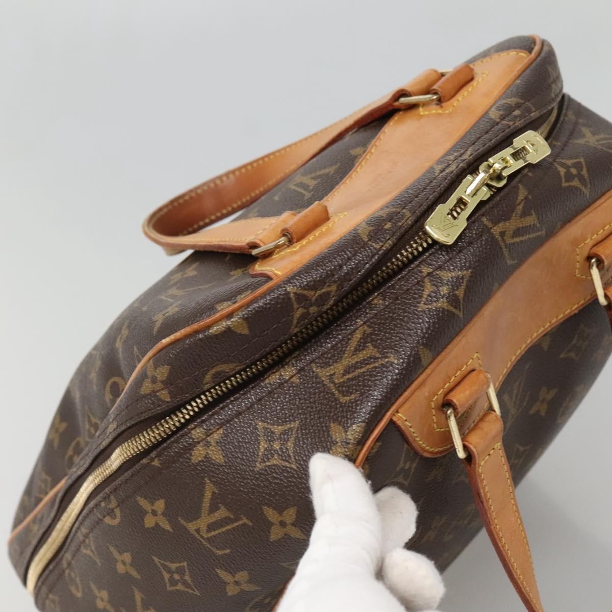 Louis Vuitton Excursion Handbag Monogram Canvas, BROWN, CANVAS, Handbag