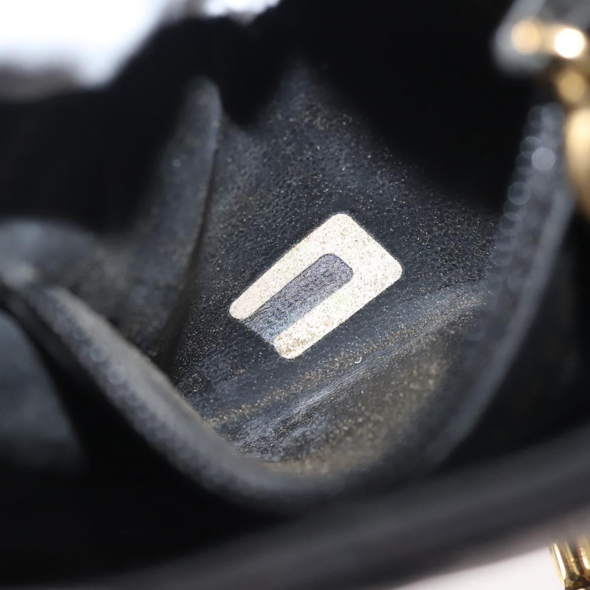 Chanel Vintage Flap Belt Bag Quilted Leather, BLACK, LEATHER, Clutche & pouche