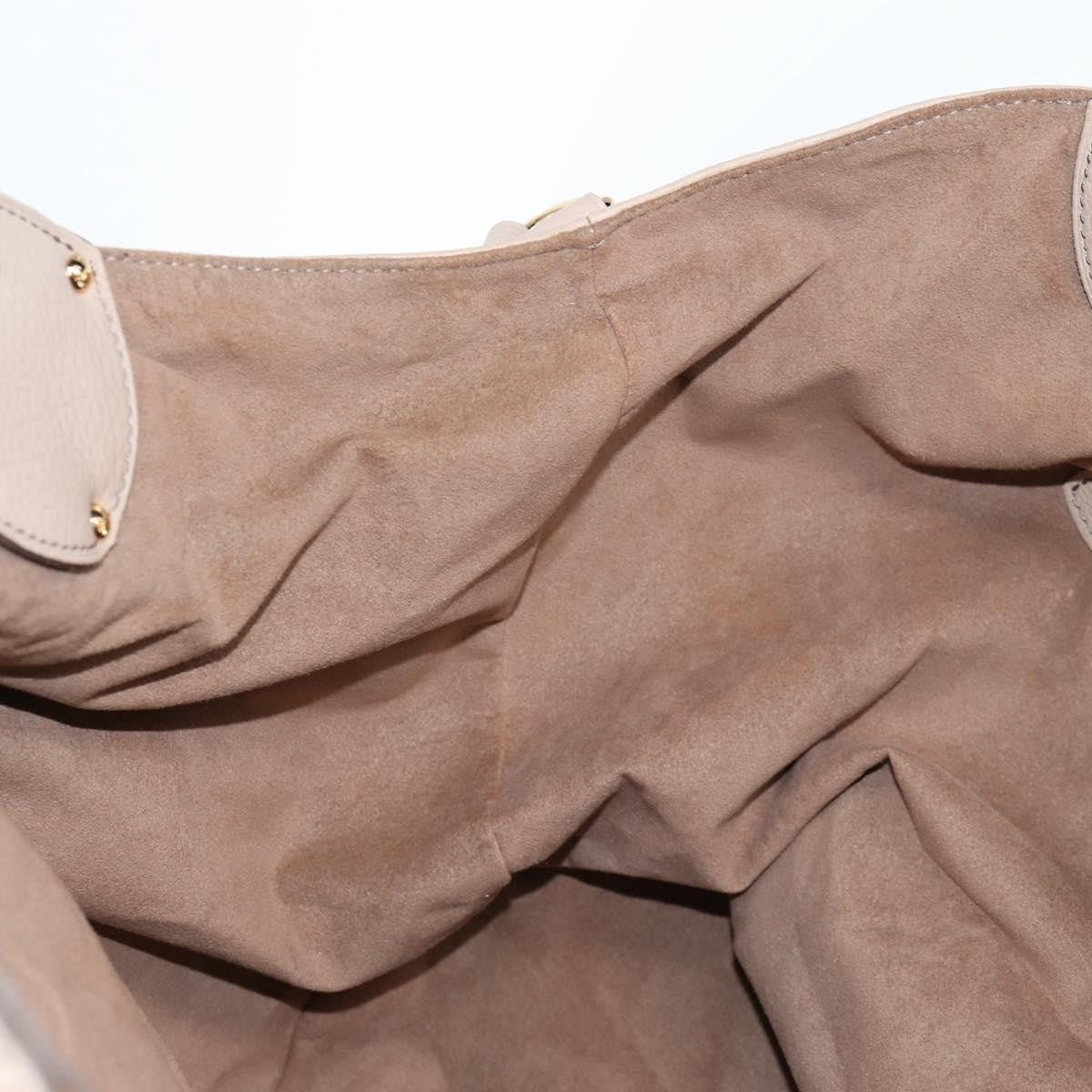 Louis Vuitton XL Hobo Mahina Leather, BEIGE, LEATHER, Tote bag