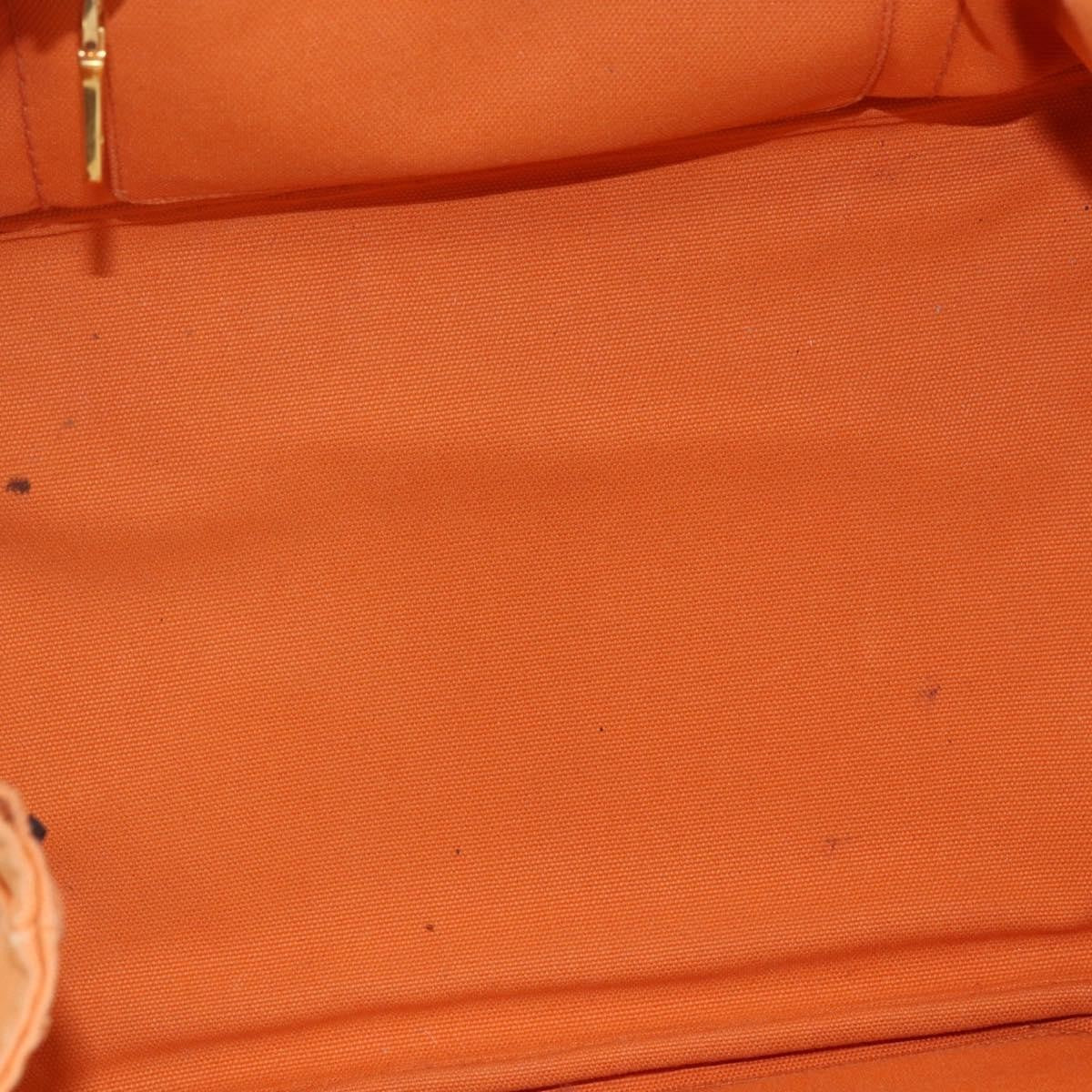Prada Canapa Tote Canvas, ORANGE, CANVAS, Tote bag