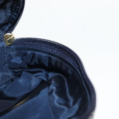 Christian Dior Saddle Zip Pouch Diorissimo Canvas, NAVY, CANVAS, Clutche & pouche