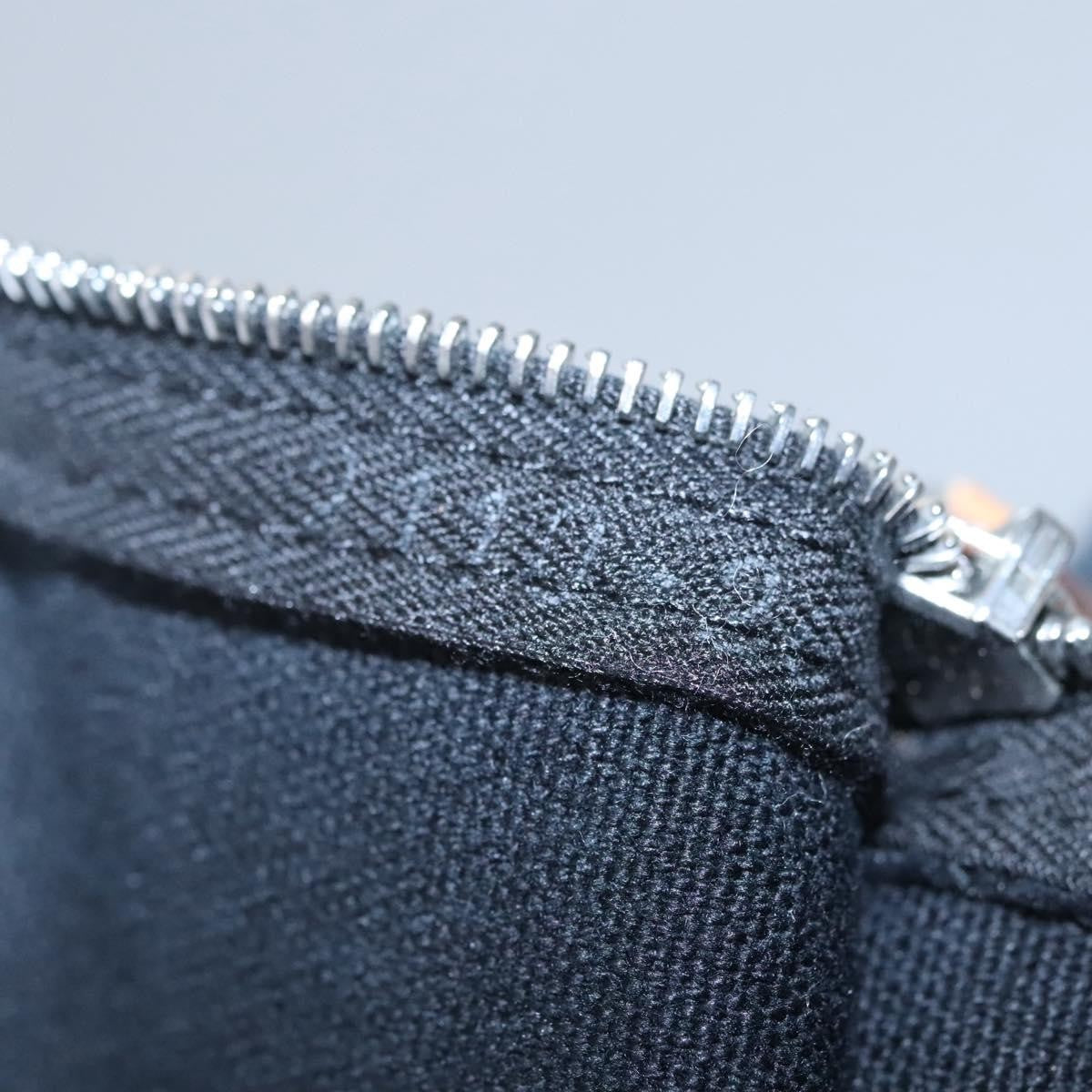 Hermes Bora Bora Pouch Toile, BLACK, CANVAS, Tote bag