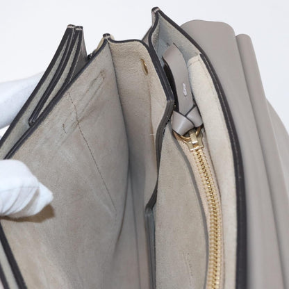 Chloe Faye Shoulder Bag Leather and Suede, BEIGE, SUEDE, Shoulder bag