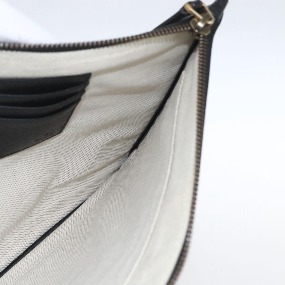 Gucci GG Marmont Pouch Leather, Black, Leather, Clutch