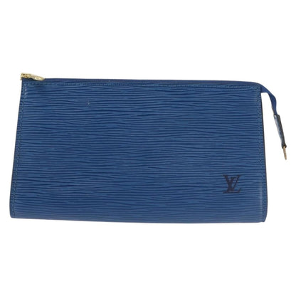 Louis Vuitton Pochette Accessoires NM Epi Leather, BLUE, LEATHER, Clutche & pouche