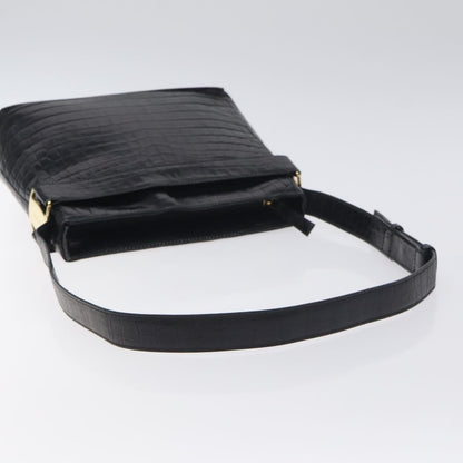 Salvatore Ferragamo Vara shoulder Bag Leather, BLACK, LEATHER, Shoulder bag