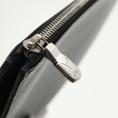 Louis Vuitton Pochette Jour Initials Epi Leather, BLACK, LEATHER, Clutche & pouche