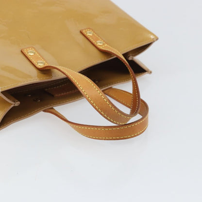 Louis Vuitton Reade Handbag Monogram Vernis, BEIGE, PATENT_LEATHER, Handbag