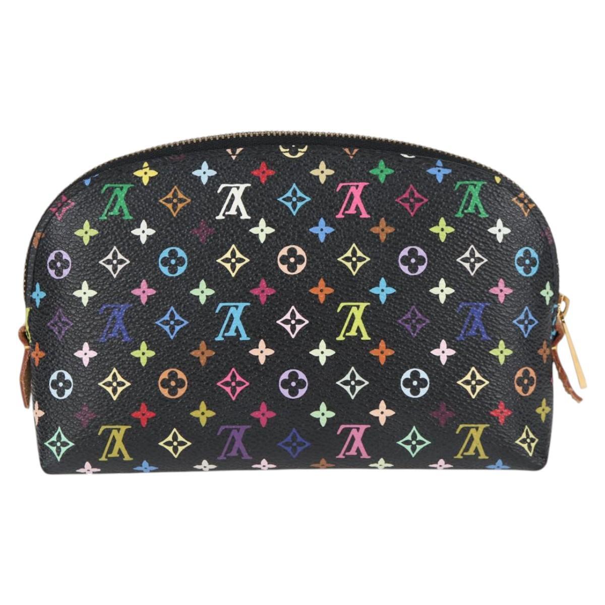 Louis Vuitton Cosmetic Pouch Monogram Multicolor, MULTICOLOUR, CANVAS, Toiletry Case