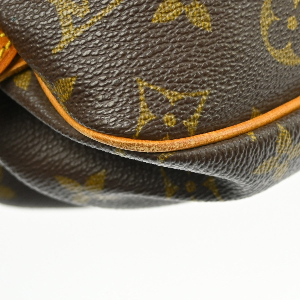 Louis Vuitton Saumur Handbag Monogram Canvas, Brown, Canvas, Shoulder Bag