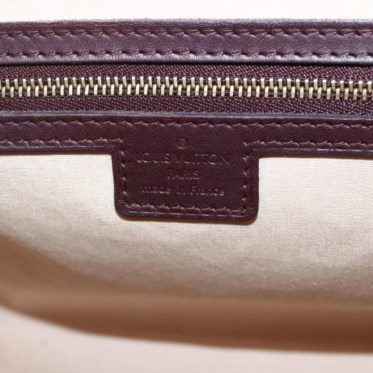 Louis Vuitton Josephine Handbag Mini Lin, RED, CANVAS, Handbag