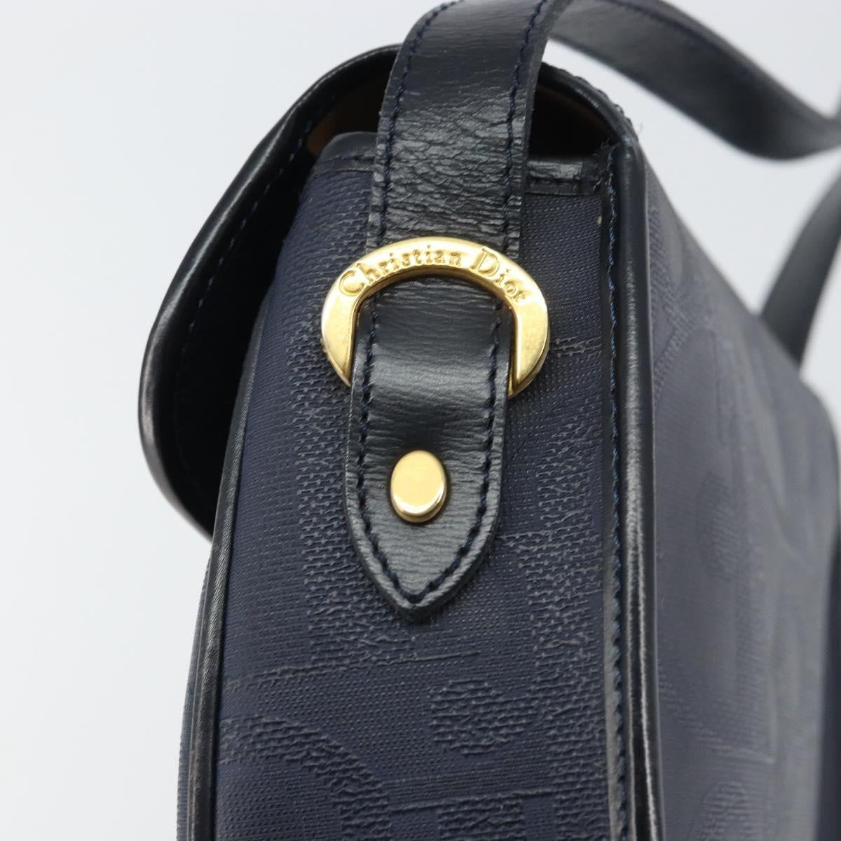 Christian Dior Trotter shoulder bag Canvas, NAVY, CANVAS, Shoulder bag