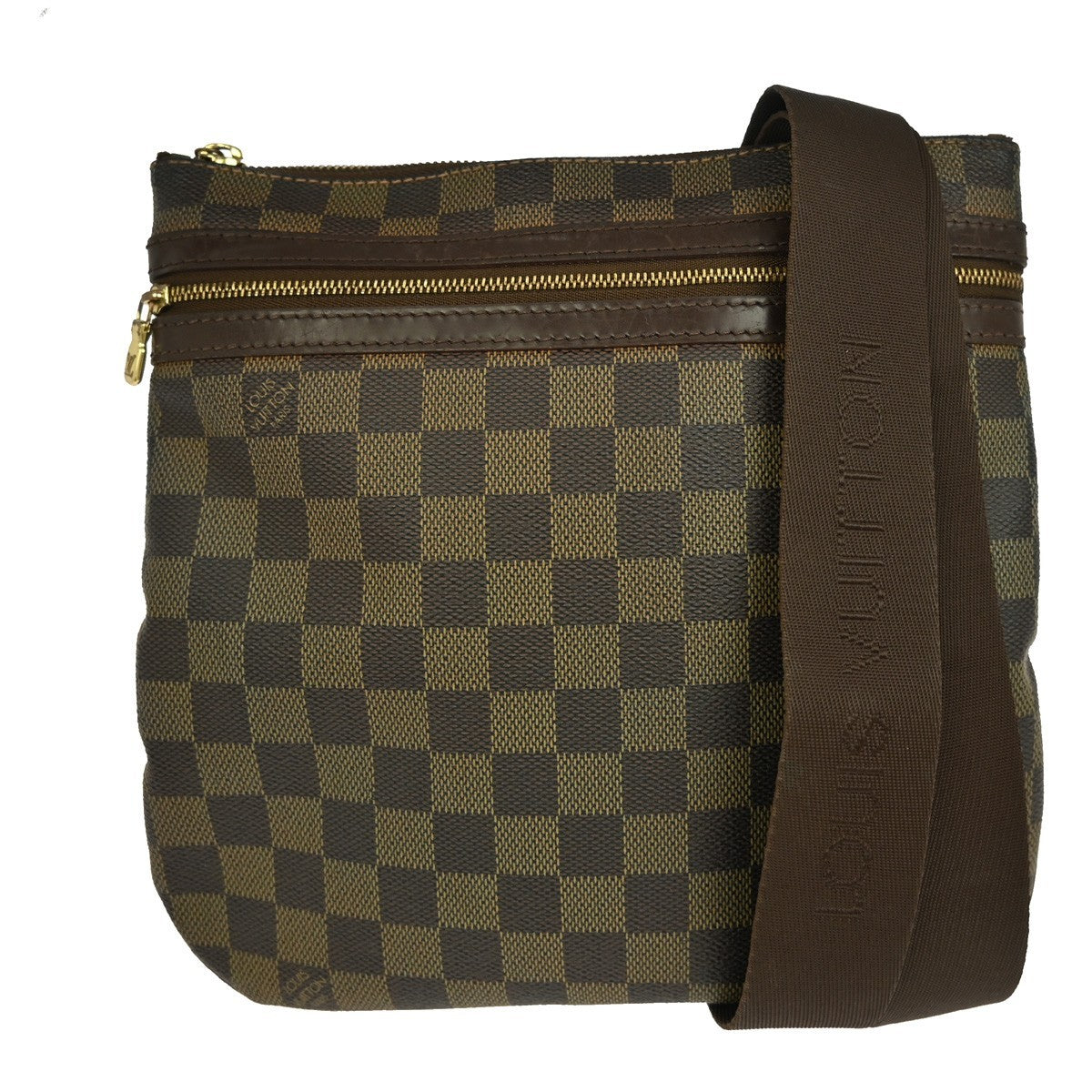 Louis Vuitton Bosphore Pochette Damier, BROWN, CANVAS, Shoulder bag