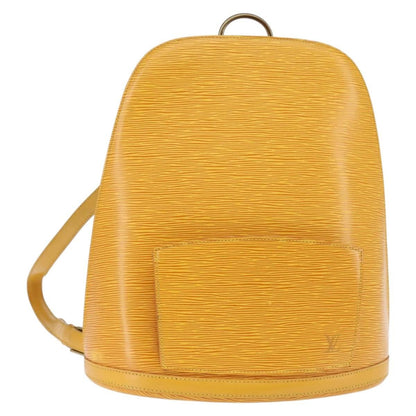 Louis Vuitton Gobelins Backpack Epi Leather, YELLOW, LEATHER, Backpack