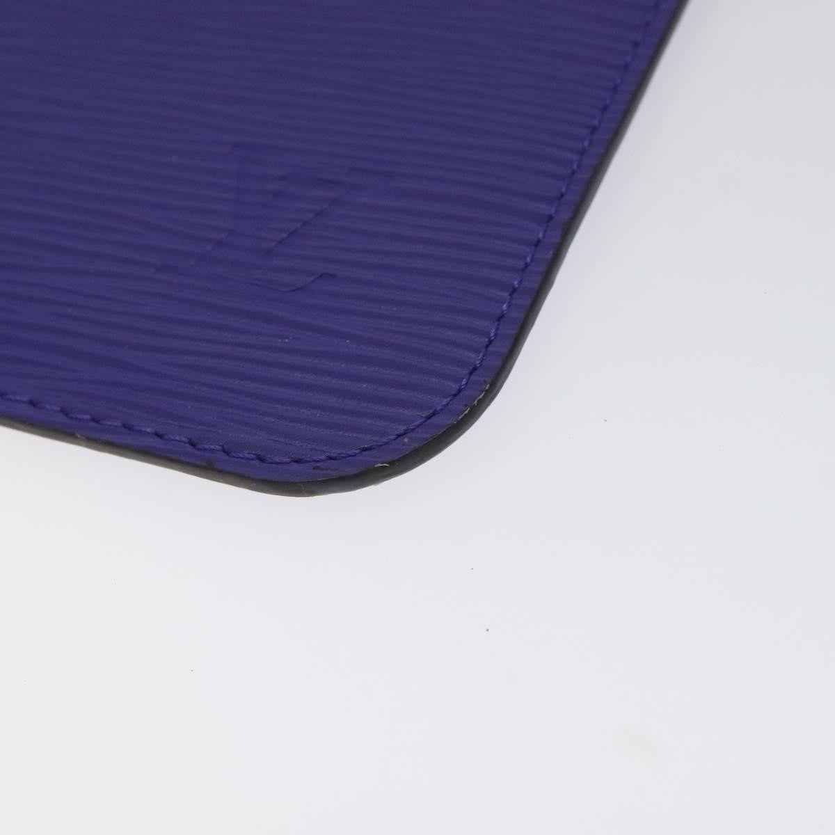 Louis Vuitton Neverfull Pochette Epi Leather, PURPLE, LEATHER, Tote bag