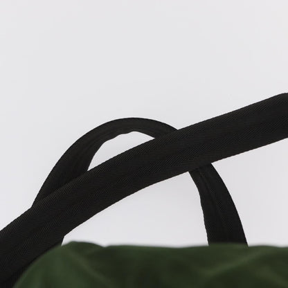 Prada Double Front Pocket Backpack Tessuto, Khaki, Nylon, Backpack