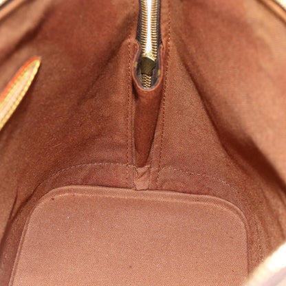 Louis Vuitton Alma Handbag Monogram Canvas, Brown, Canvas, Handbag