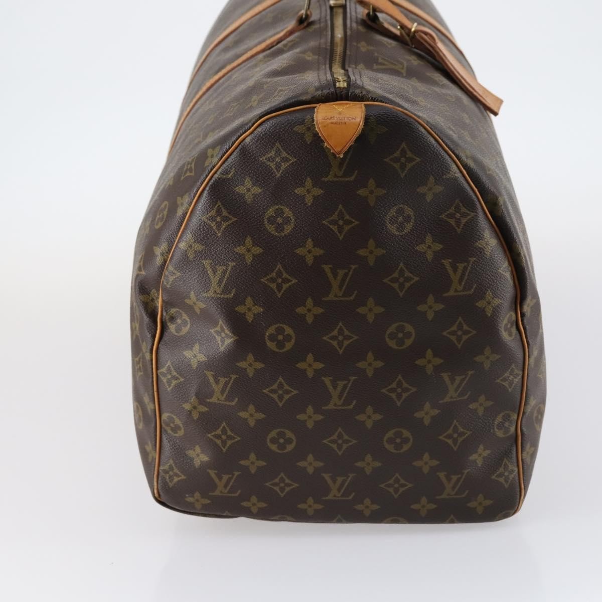 Louis Vuitton Keepall Bag Monogram Canvas, BROWN, CANVAS, Travel bag