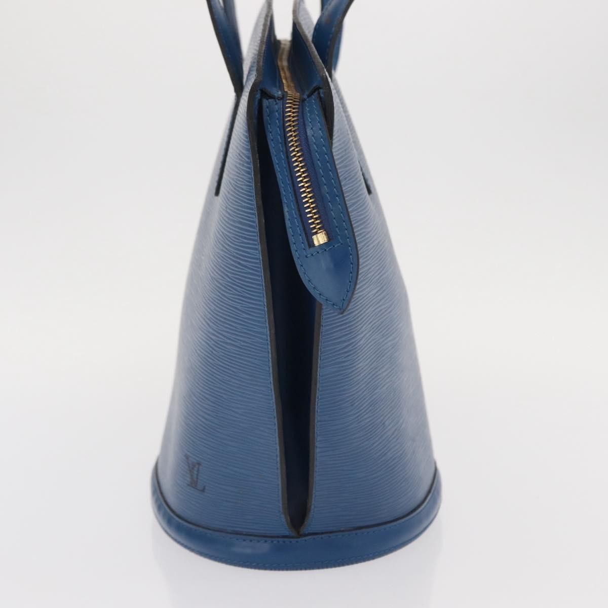 Louis Vuitton Saint Jacques Handbag Epi Leather, BLUE, LEATHER, Shoulder bag