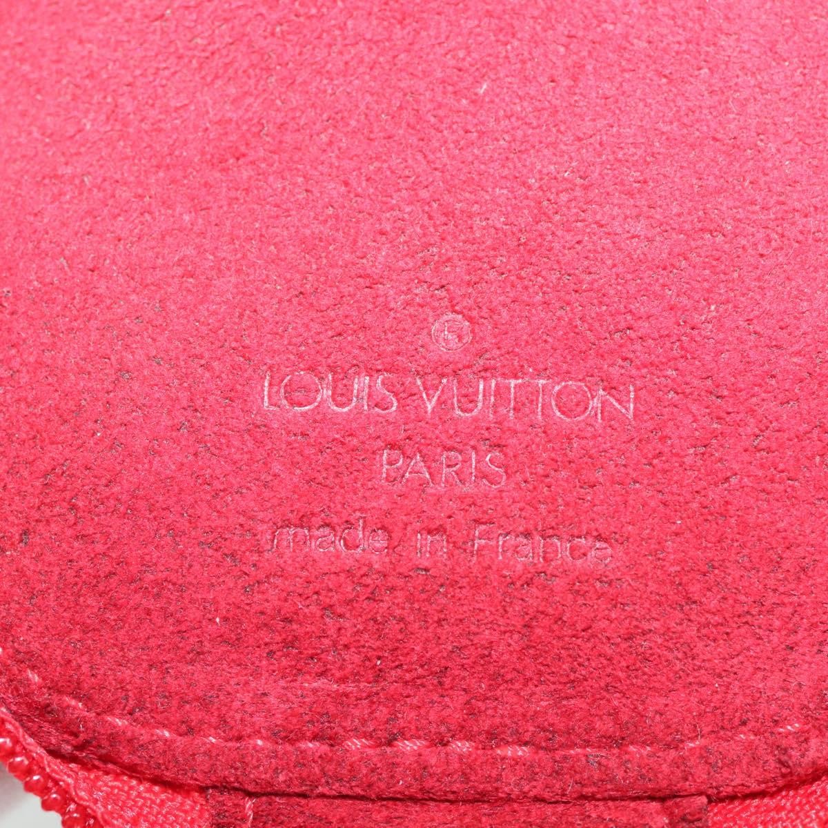 Louis Vuitton Ecrin Bijoux Pouch Epi Leather, RED, LEATHER, Clutche & pouche