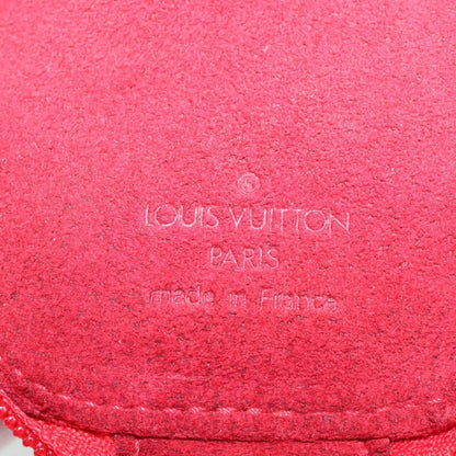 Louis Vuitton Ecrin Bijoux Pouch Epi Leather, RED, LEATHER, Clutche & pouche