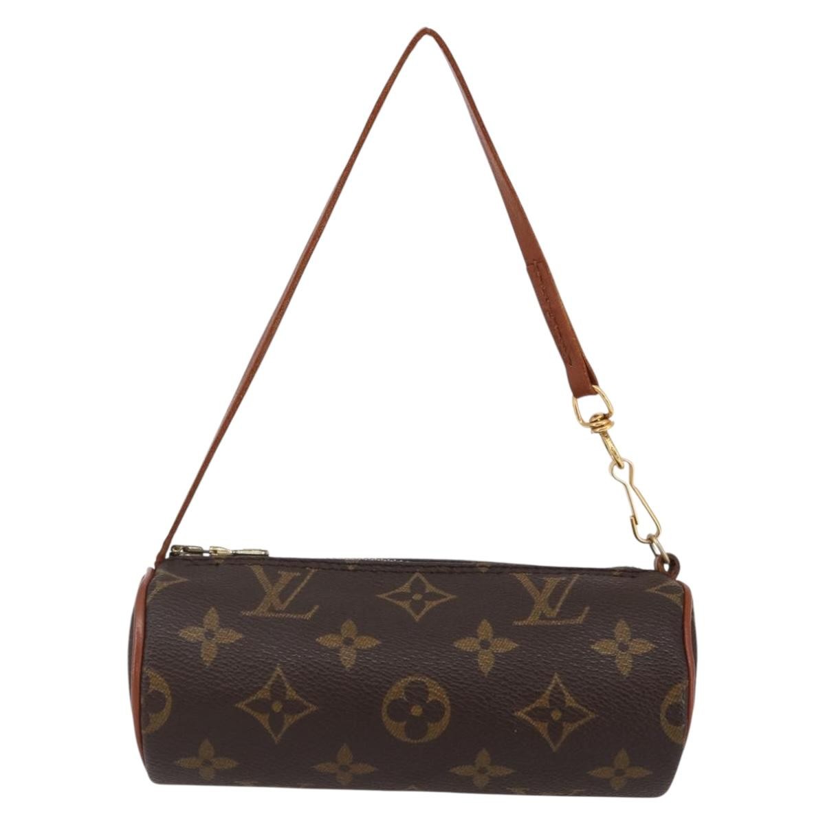 Louis Vuitton Papillon Pochette Monogram Canvas, BROWN, CANVAS, Handbag