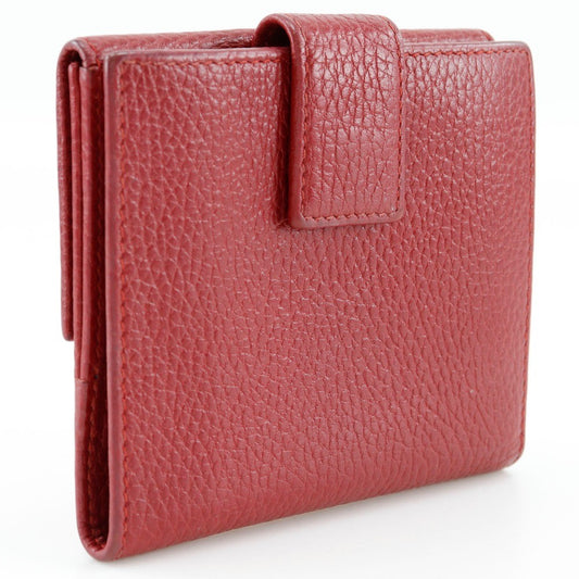 Gucci GG Marmont Bifold Wallet Leather, RED, LEATHER, Wallets