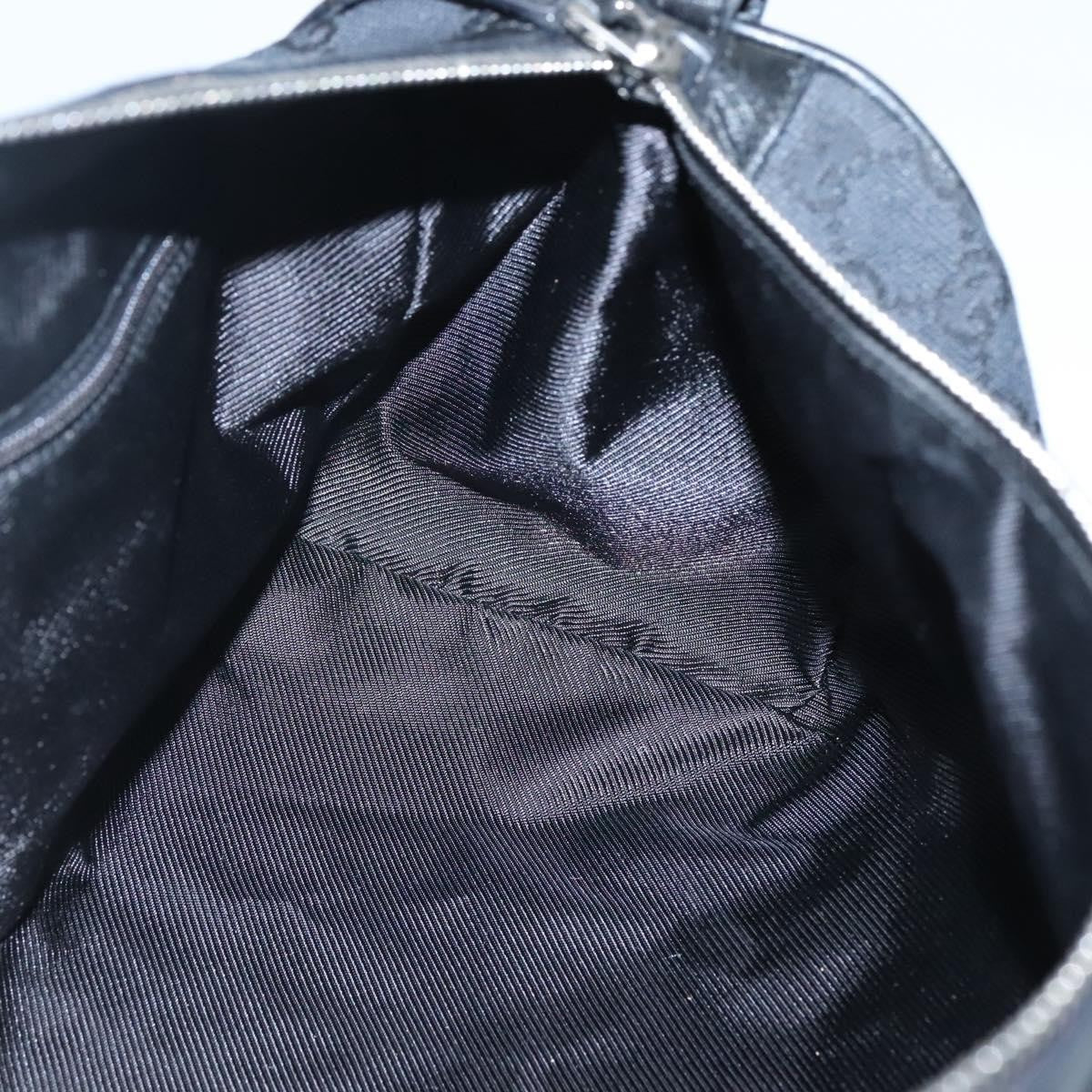 Gucci Vintage Zip Boston Bag GG Canvas, BLACK, CANVAS, Handbag