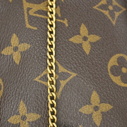 Louis Vuitton Mini pochette accessoires Canvas, Brown, Canvas, Clutch