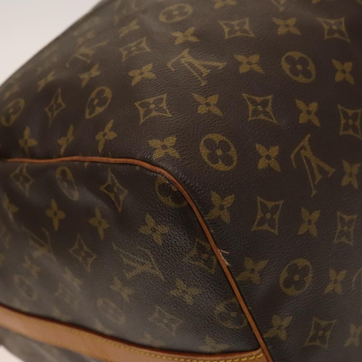 Louis Vuitton Keepall Bandouliere Bag Monogram Canvas, BROWN, CANVAS, Travel bag
