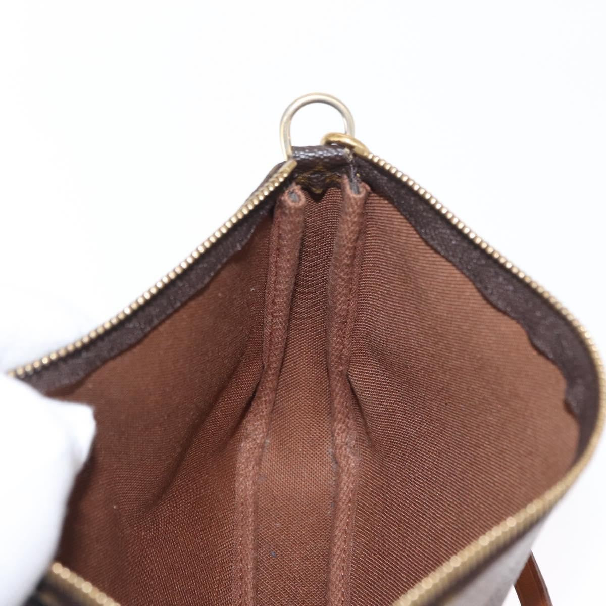 Louis Vuitton Pochette Accessoires NM Monogram Canvas, BROWN, CANVAS, Clutche & pouche
