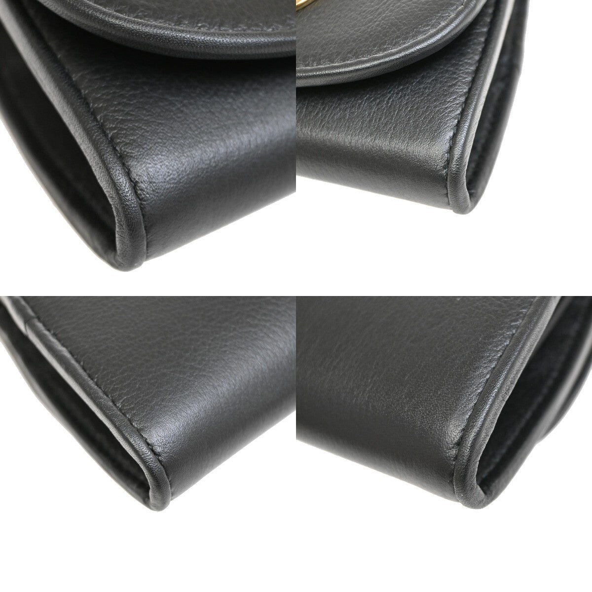 Gucci Blondie NM Chain Flap Bag Leather, BLACK, LEATHER, Shoulder bag