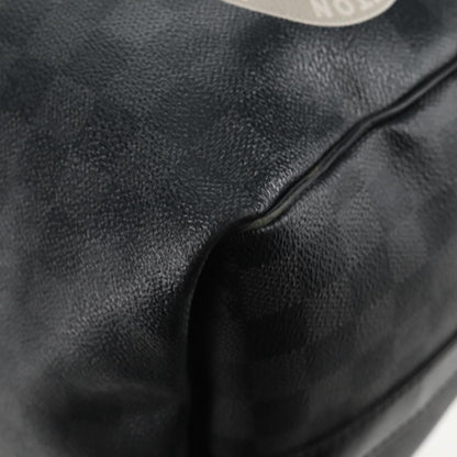 Louis Vuitton Keepall Bandouliere Bag Limited Edition Damier Graphite LV League, BLACK, CANVAS, Travel bag