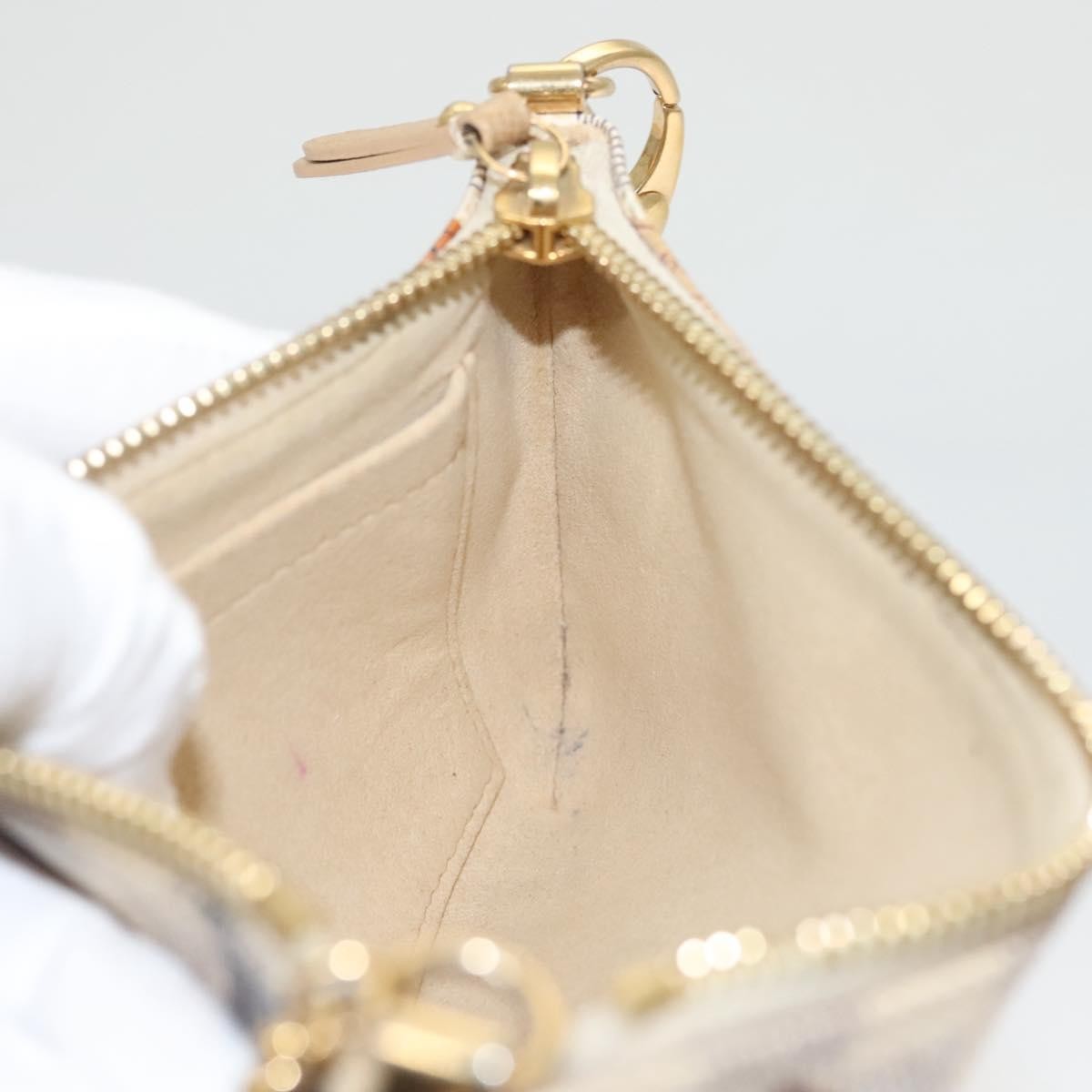 Louis Vuitton Milla Pochette Limited Edition Damier, WHITE, CANVAS, Clutche & pouche