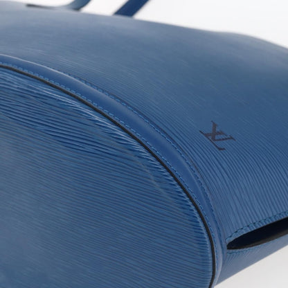 Louis Vuitton Saint Jacques Handbag Epi Leather, BLUE, LEATHER, Shoulder bag