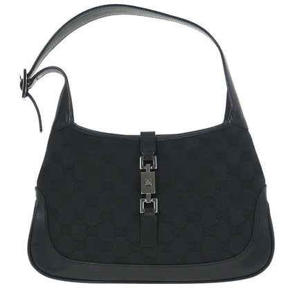 Gucci GG Canvas Bag Canvas, Black, Canvas, Handbag