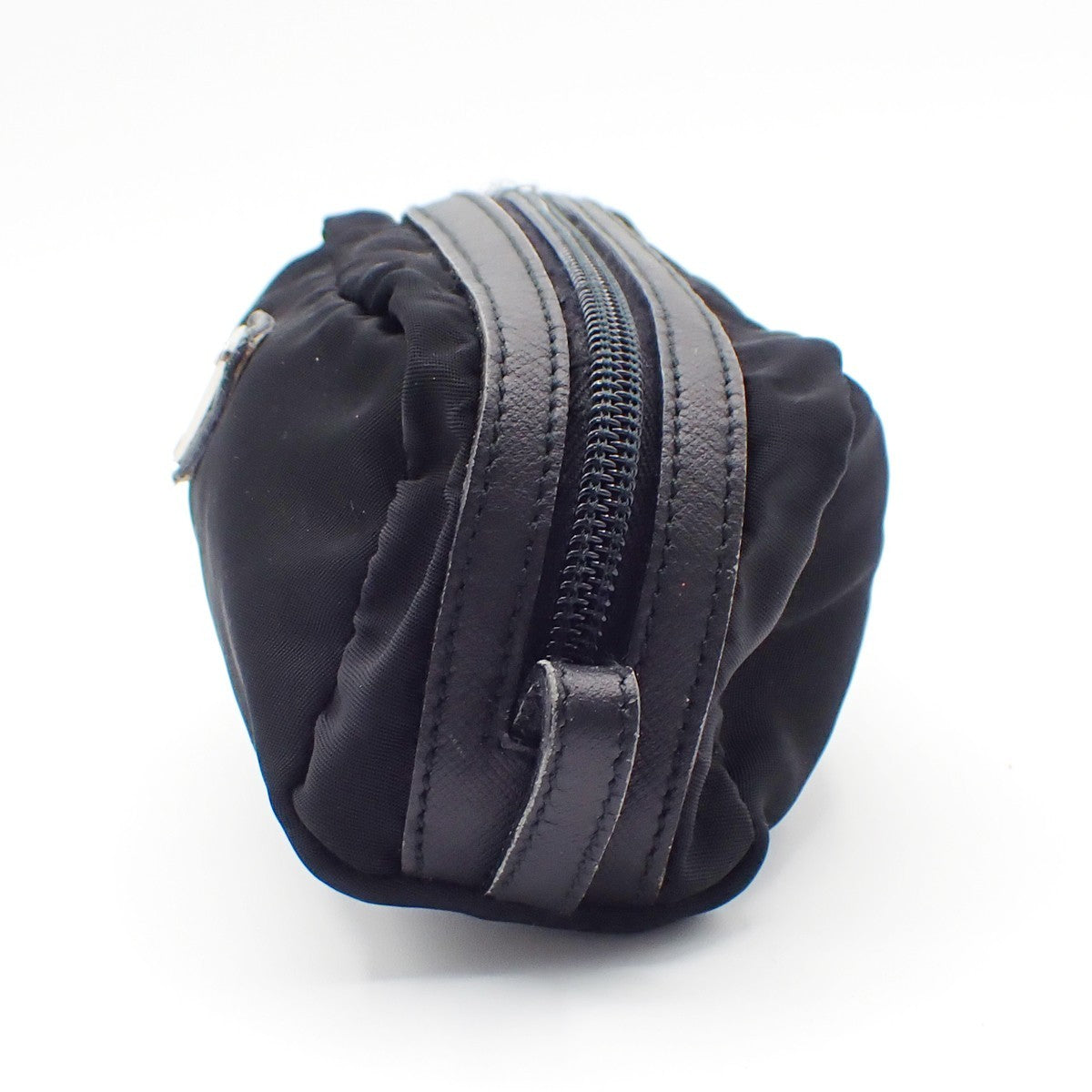 Prada Padded Zip Belt Bag Tessuto, BLACK, NYLON, Clutche & pouche