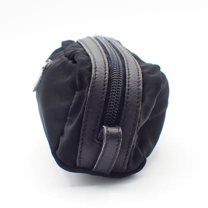 Prada Padded Zip Belt Bag Tessuto, BLACK, NYLON, Clutche & pouche
