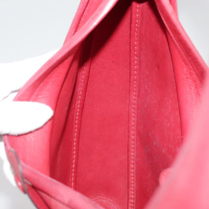 Hermes Foley cognac Handbag Leather, RED, LEATHER, Shoulder bag